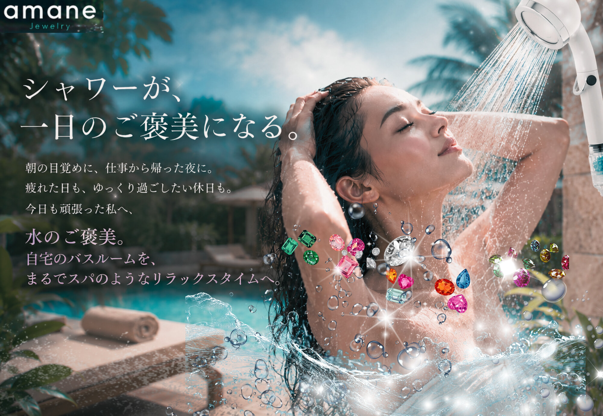シャワーが一日のご褒美になる