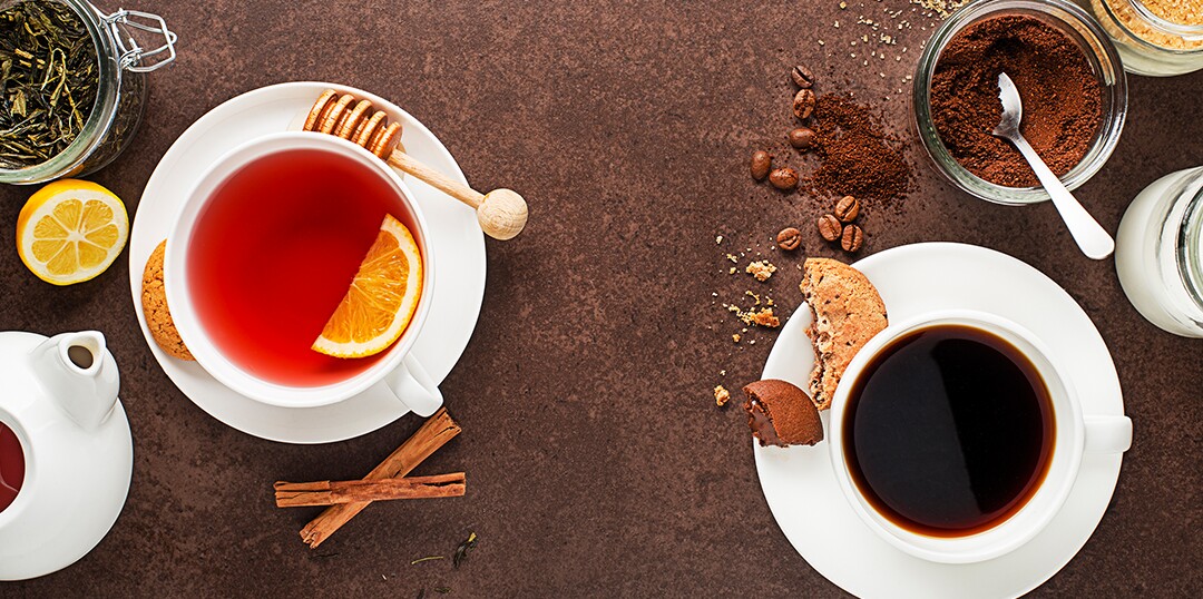 コーヒーや紅茶に